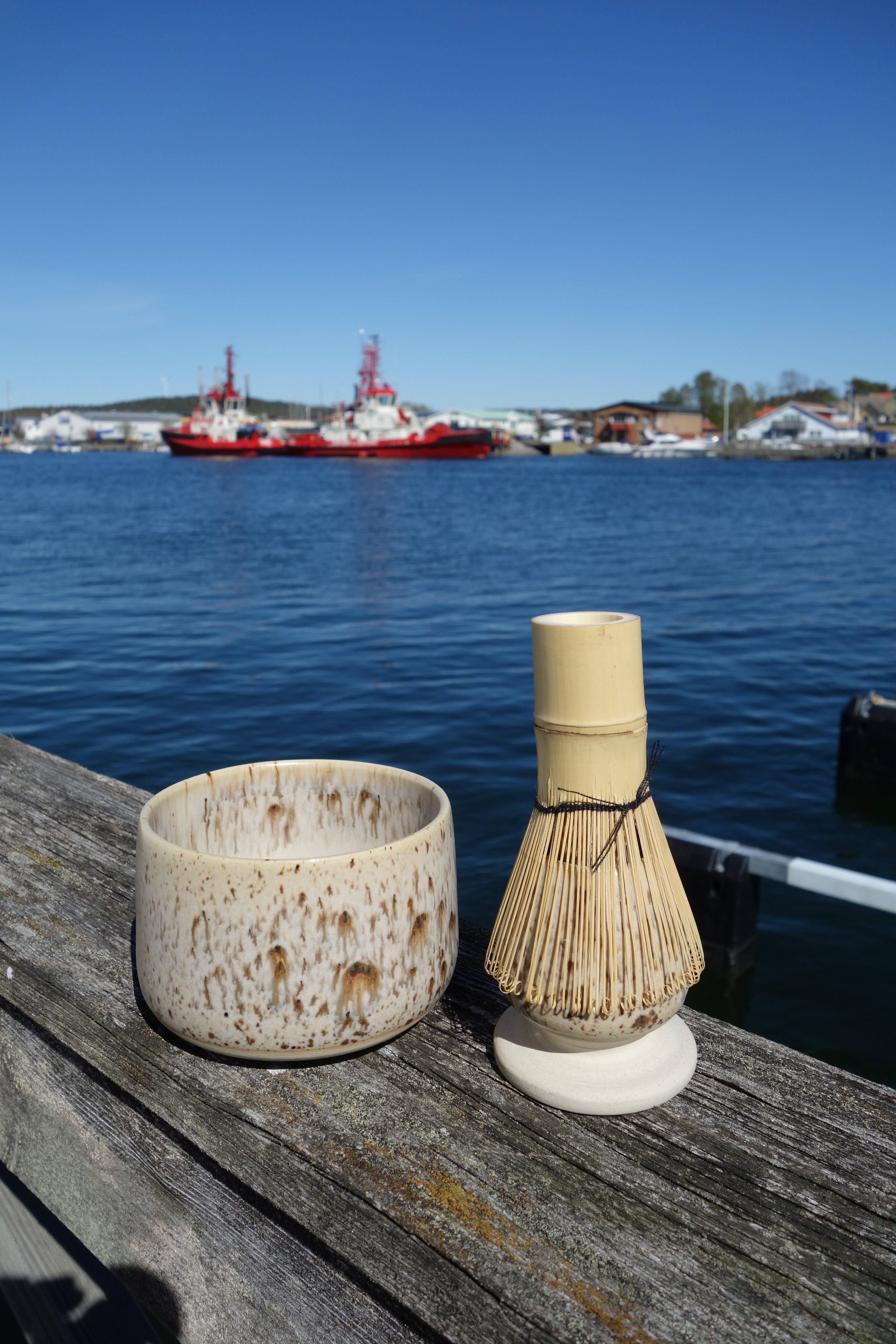 Matcha skål/Matcha set - 4 dl