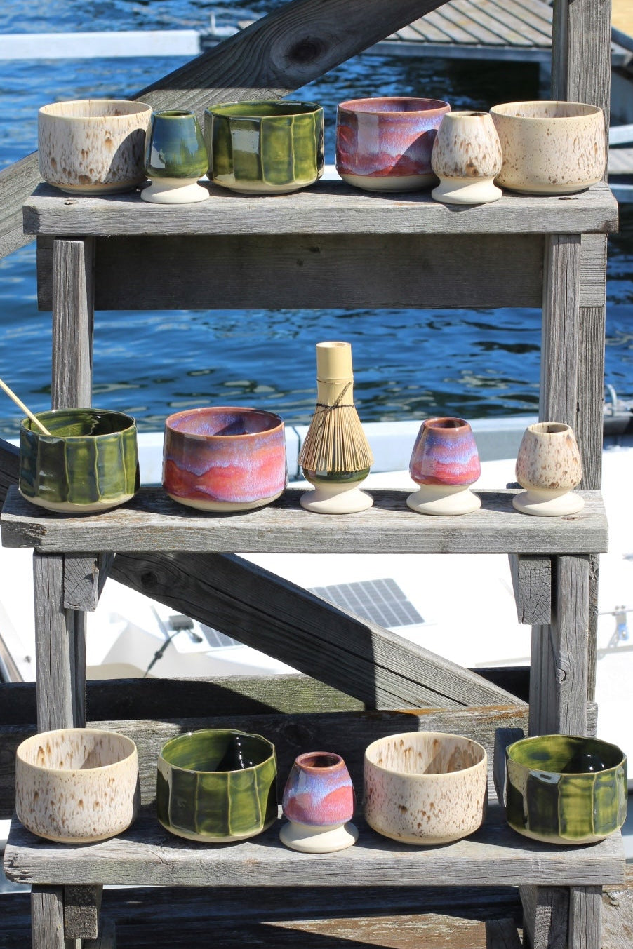 Matcha skål/Matcha set - 4 dl