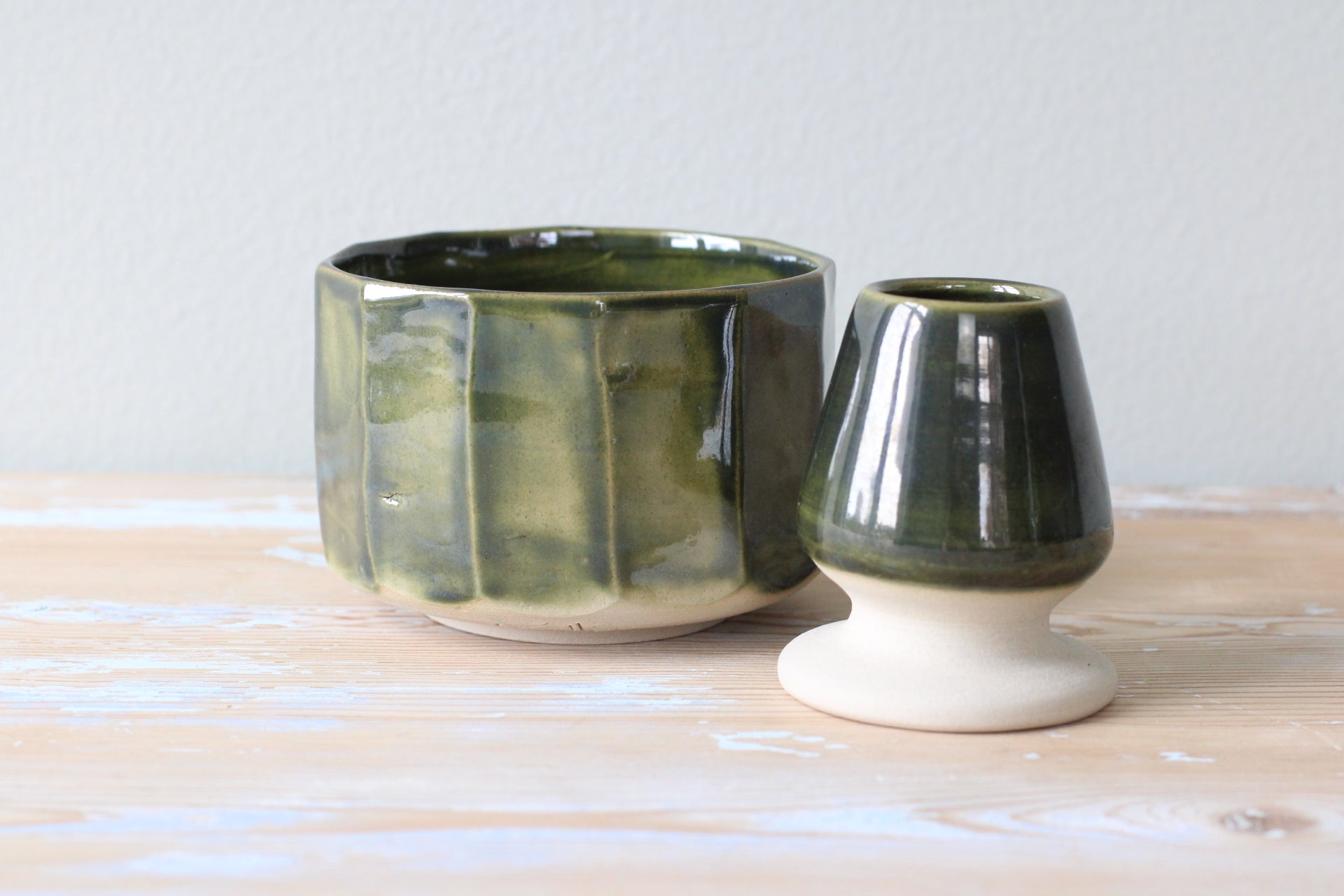 Matcha skål/Matcha set - 4 dl