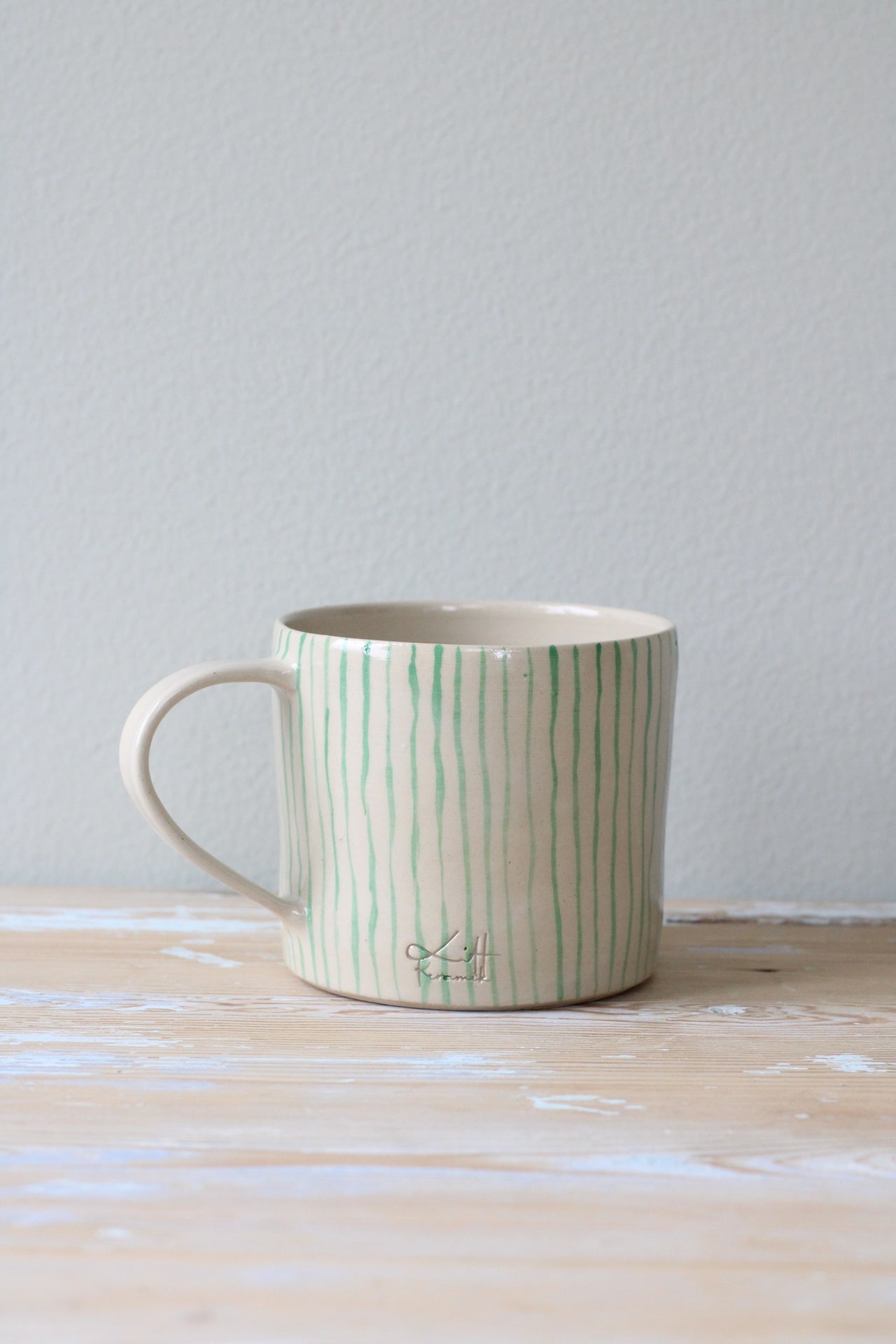 Våga - Kaffekopp i randigt